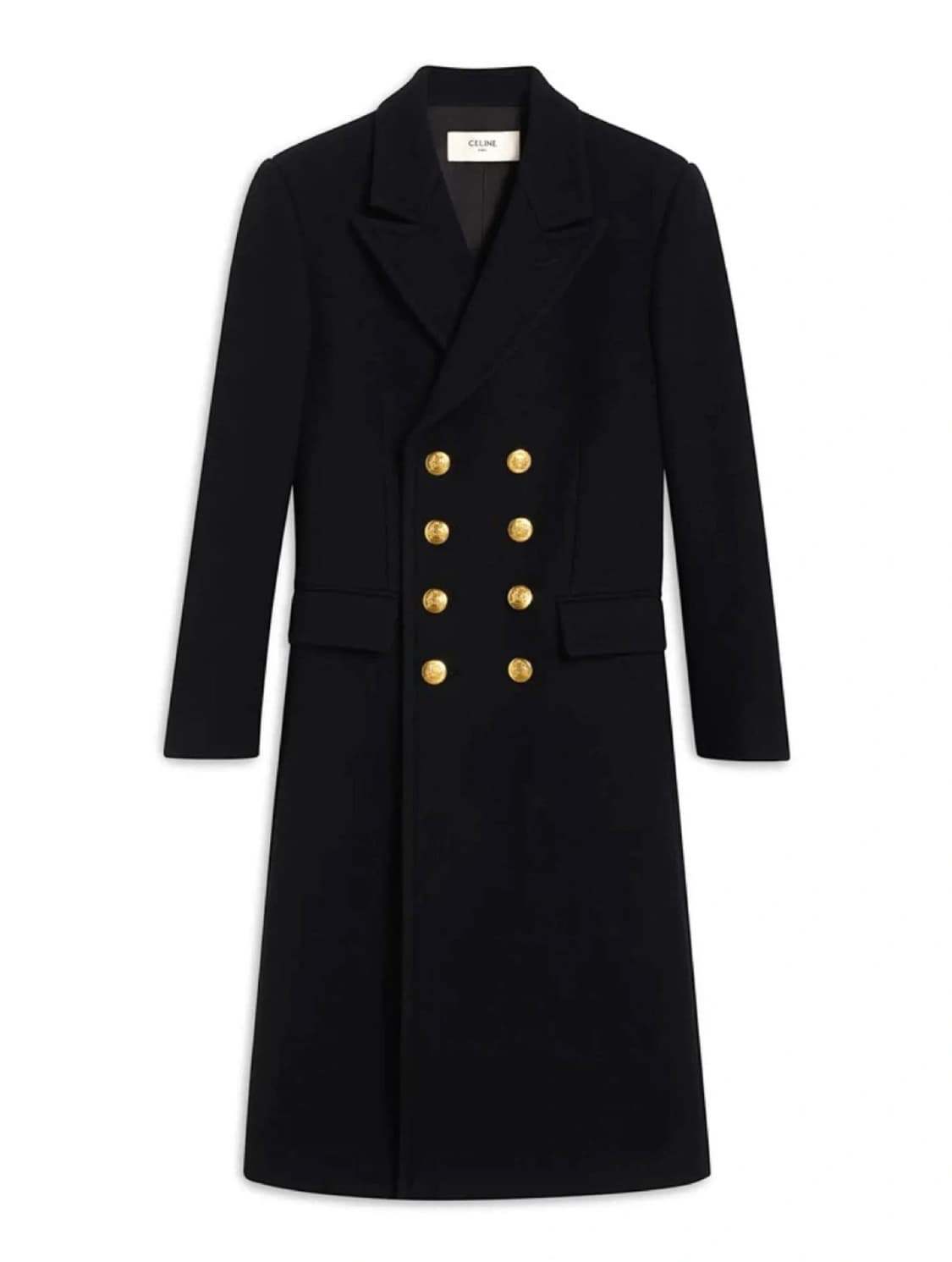 [BTS 제이홉님 착용] 셀린느 20fw 금장 더블 브레스티드 코트 상품이미지3