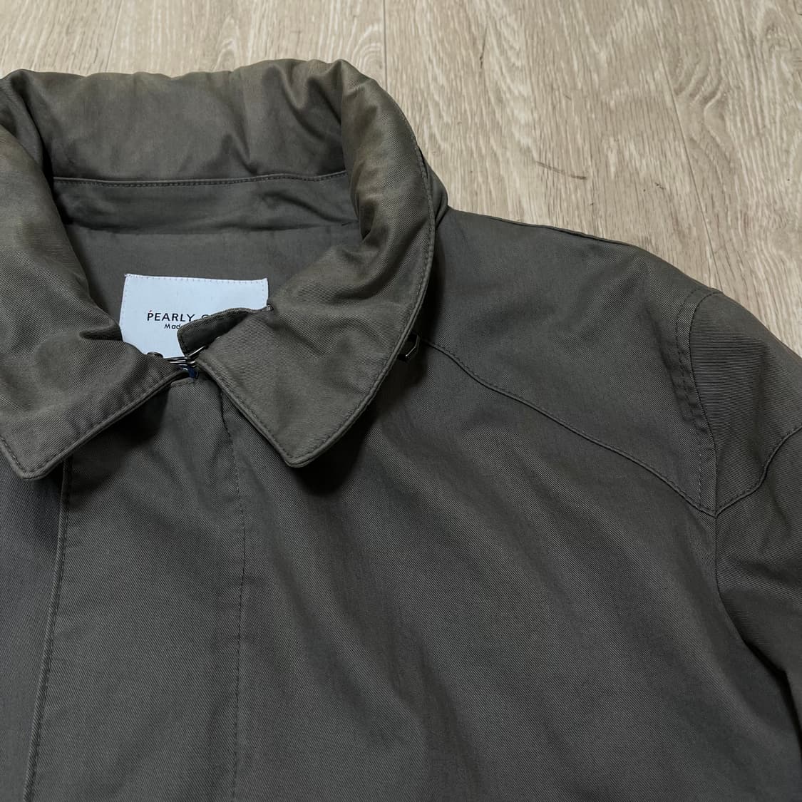 파리게이츠 남성 싱글 맥코트 카키 6 상품이미지3