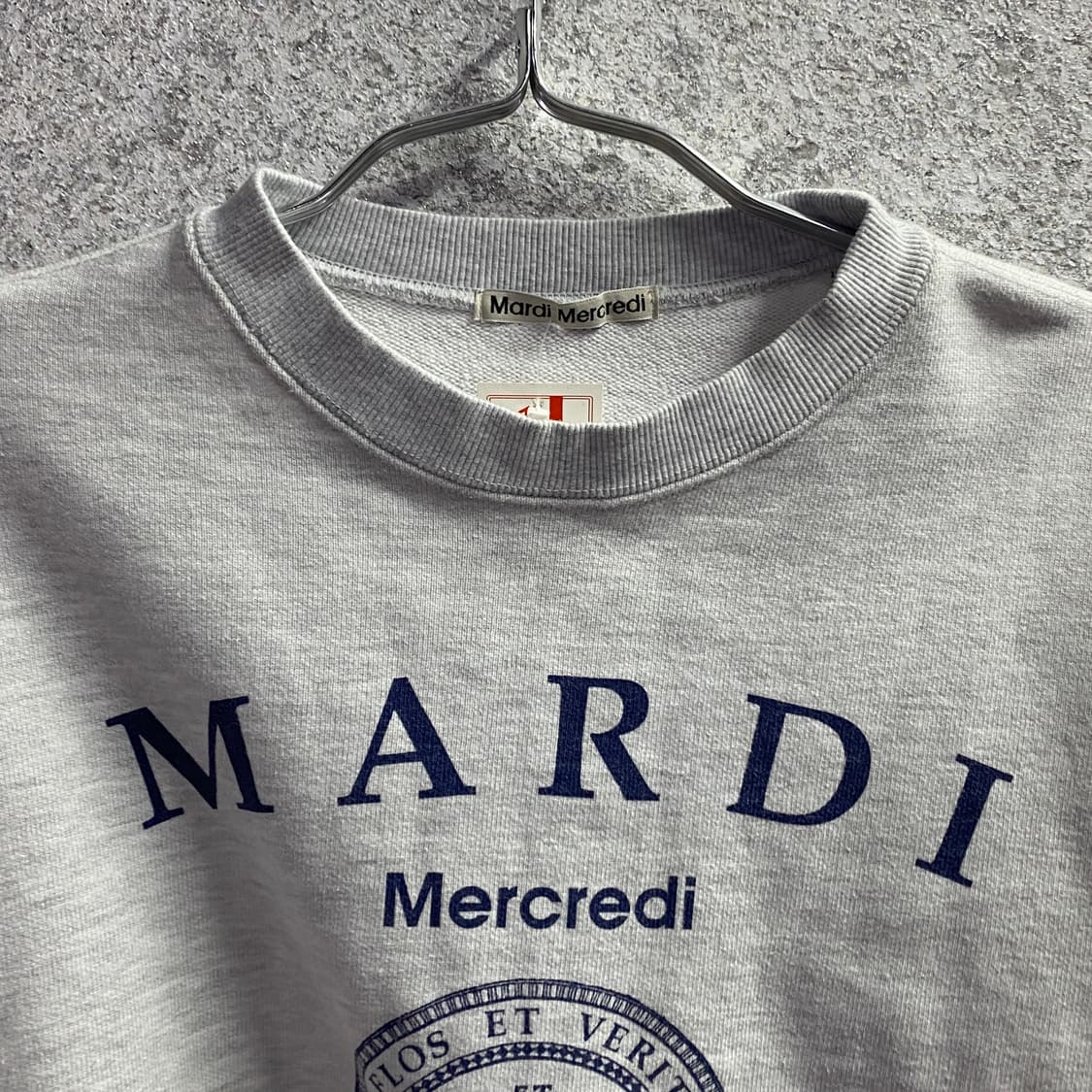 마르디 메크르디 빅로고 멜란지 스웻 B3274 상품이미지3