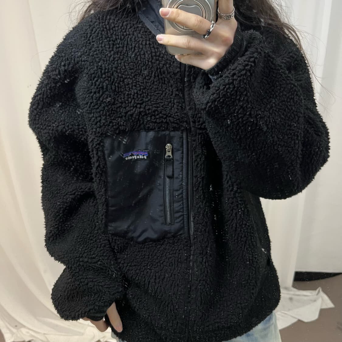 Patagonia Black Retro Fleece 상품이미지3