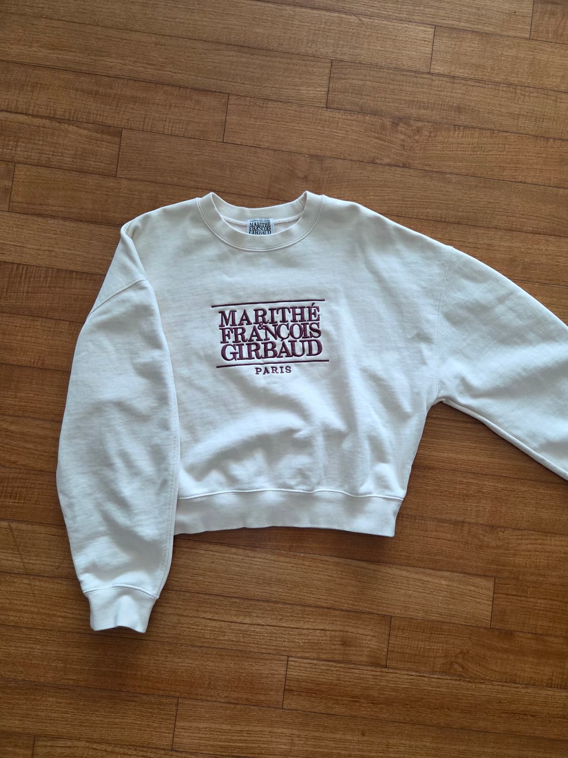 Marithe 마리떼 프랑소와 저버 크롭 맨투맨 상품이미지2