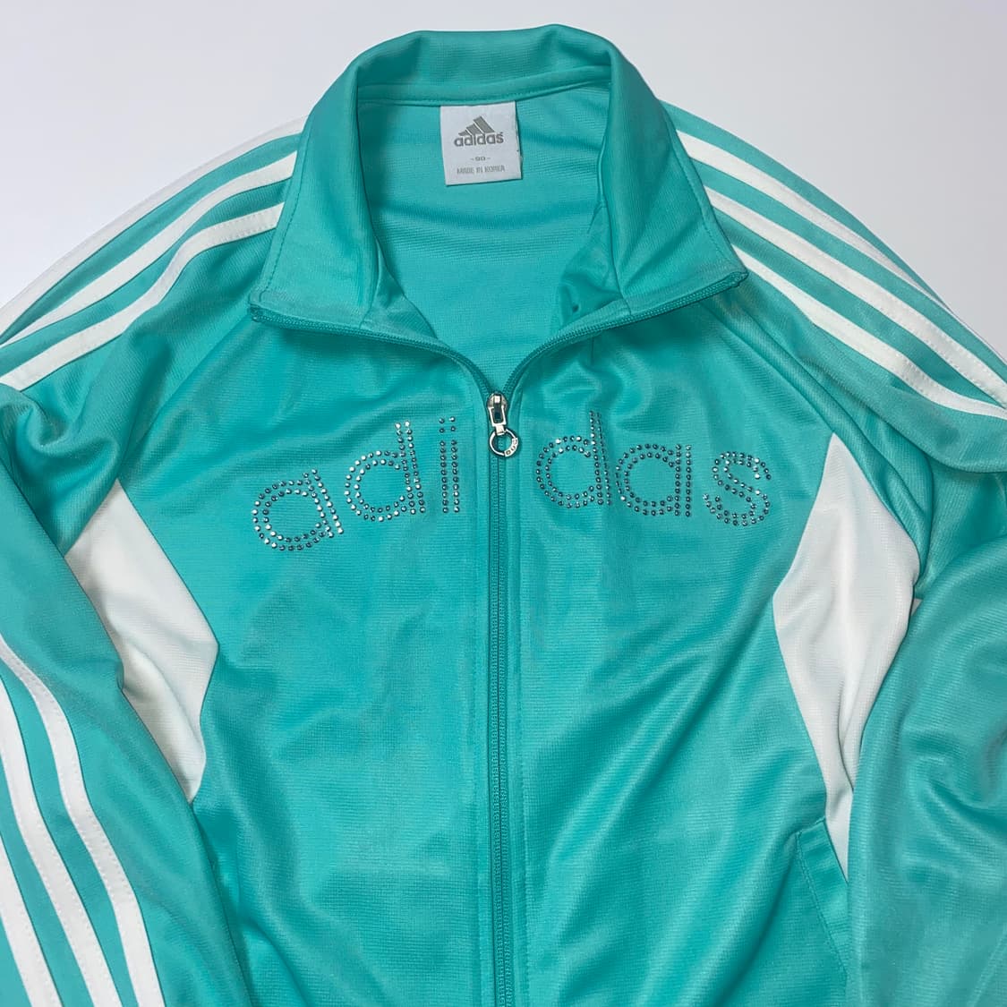 아디다스 민트 큐빅 로고 져지 y2k 상품이미지1