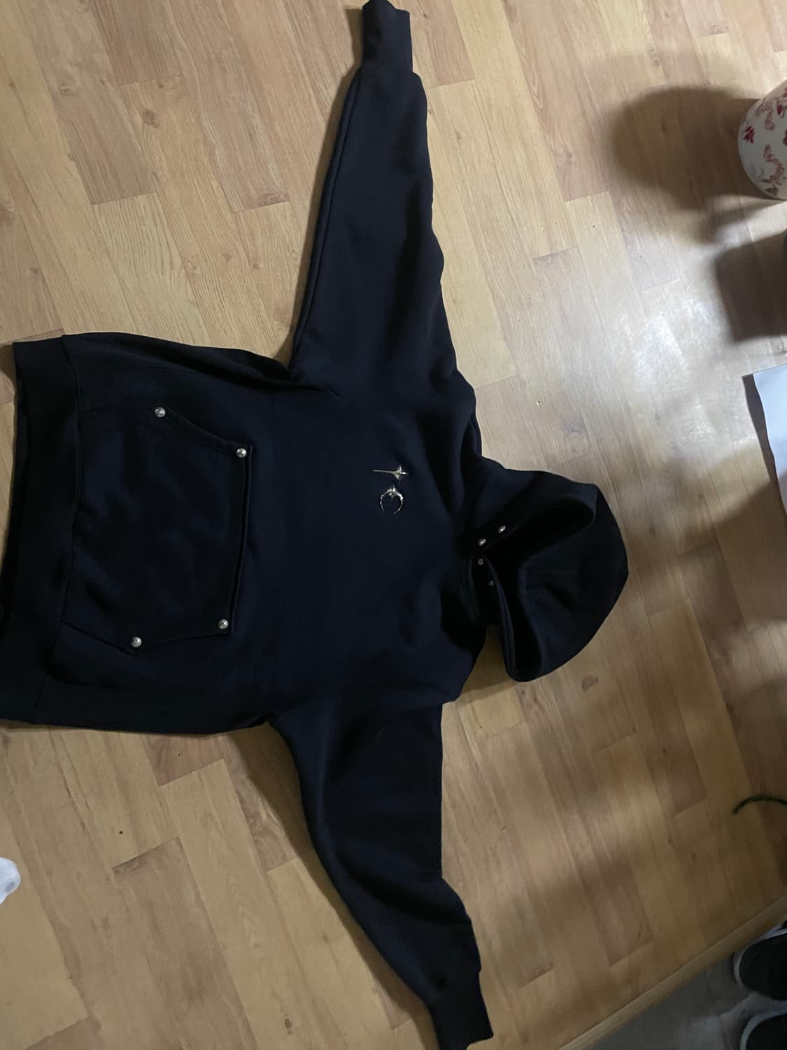 떠그클럽 아머후드 블랙2 사이즈 교신받습니다 상품이미지1