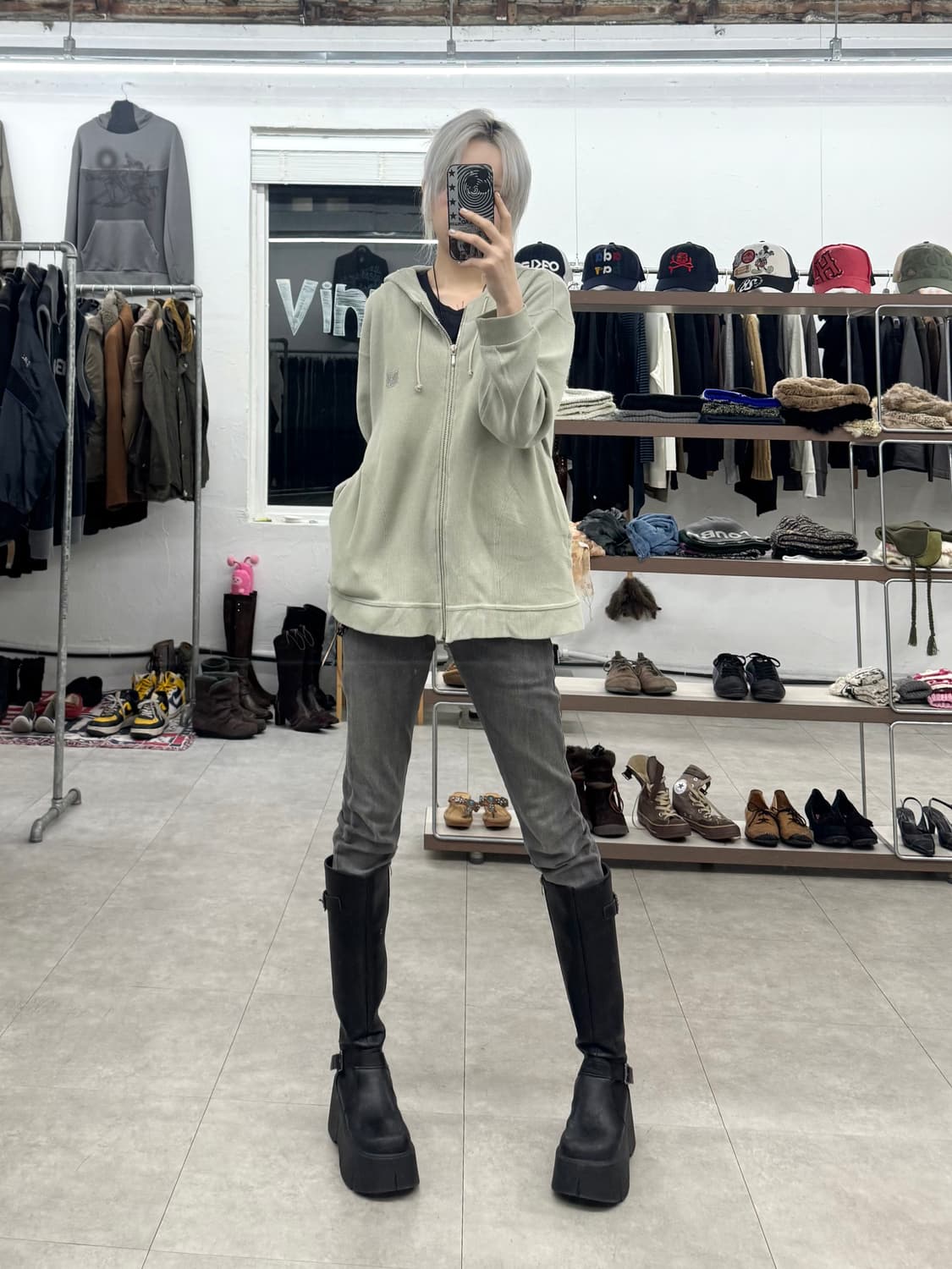 마리떼 프랑소와 저버 후드 집업 상품이미지7