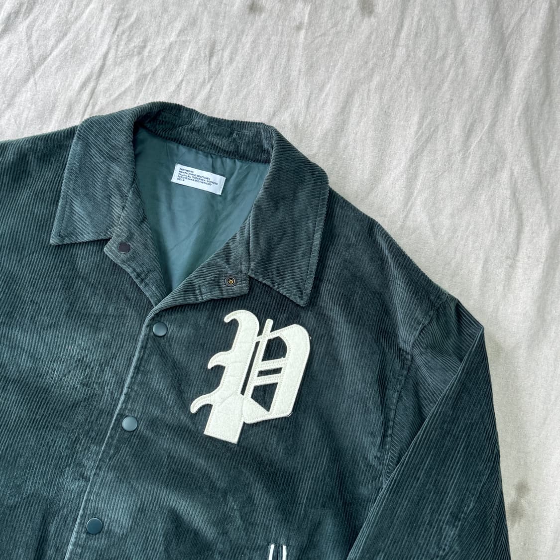 파르티멘토 코듀로이 그린 크롭 봄버 자켓 M 상품이미지2