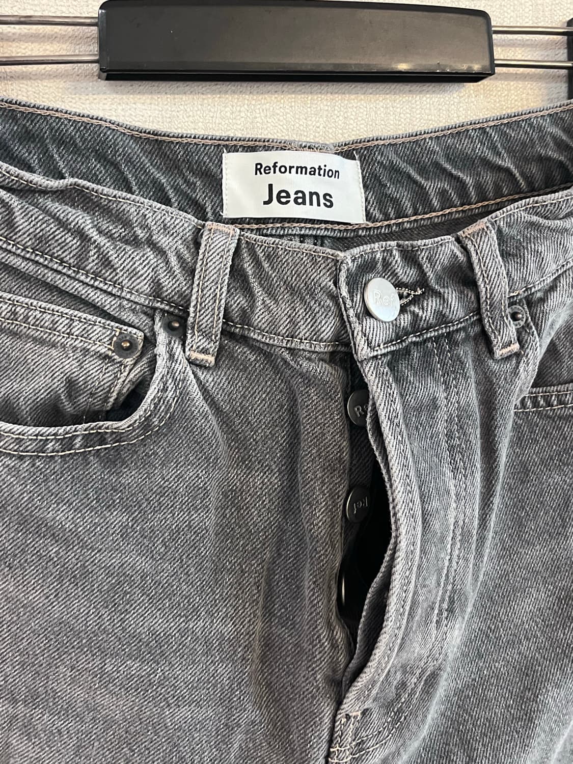 Reformation 여성 회색 청바지 - 25 사이즈 상품이미지2