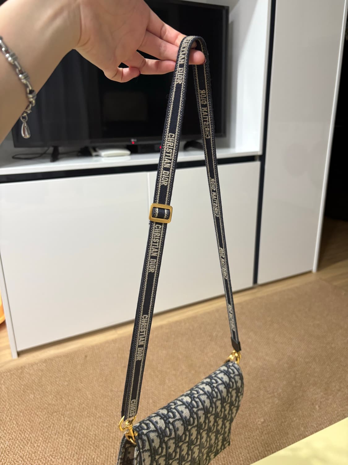 디올 새들 woc체인백 + 크로스끈 상품이미지3