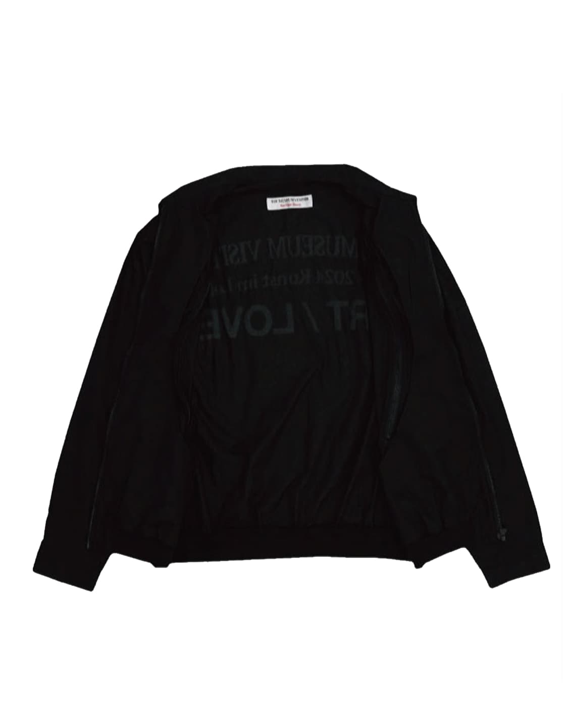 Love curved zipper windbreaker black 2XL 상품이미지3