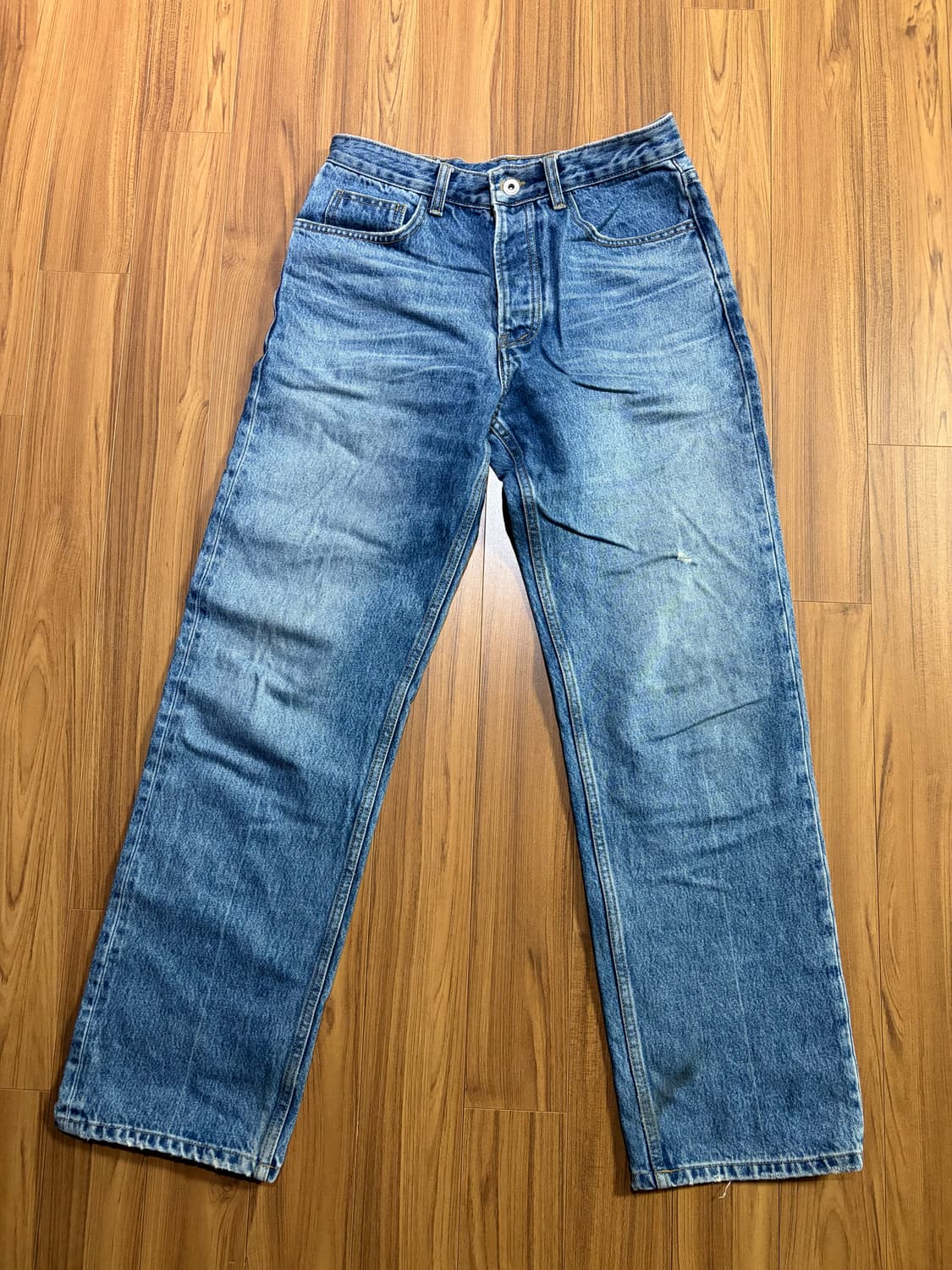 중청 스트레이트핏 데님 팬츠 28사이즈 상품이미지5