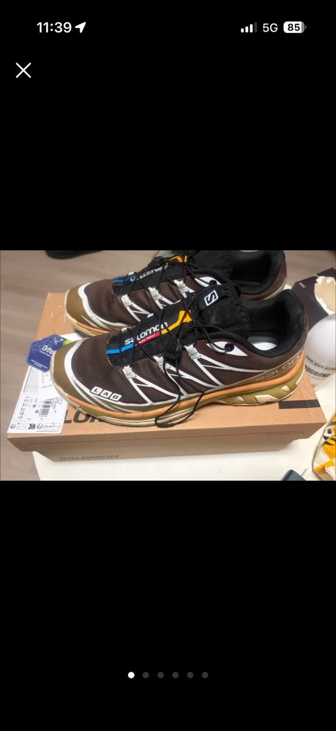 살로몬 XT-6 트레일 러닝화 브라운 265 상품이미지1