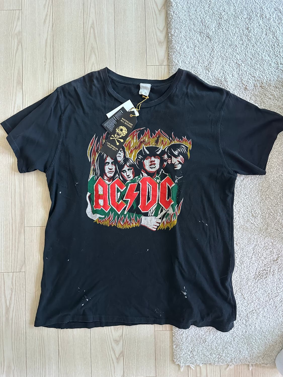 [XL] 메이드원 AC/DC 빈티지 티셔츠 상품이미지1