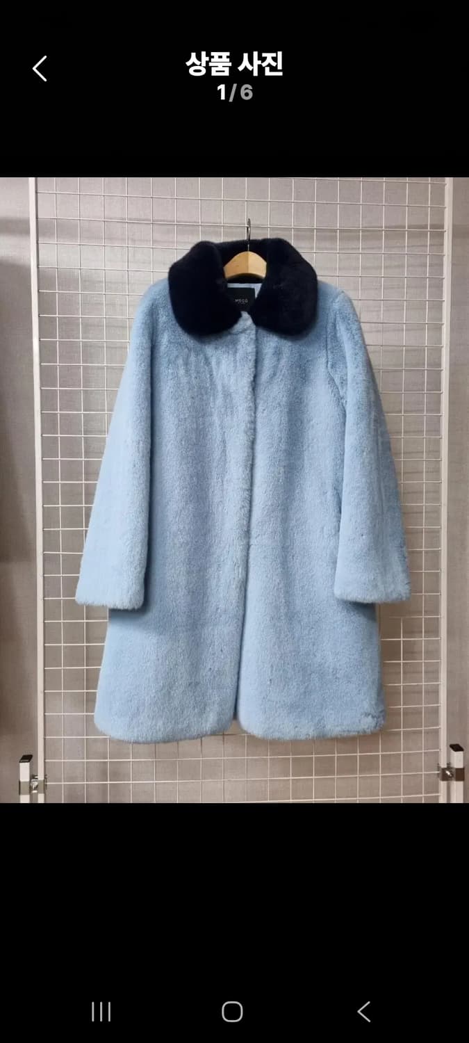 (택포) MOGG 모그핑크 퍼코트 55 상품이미지1