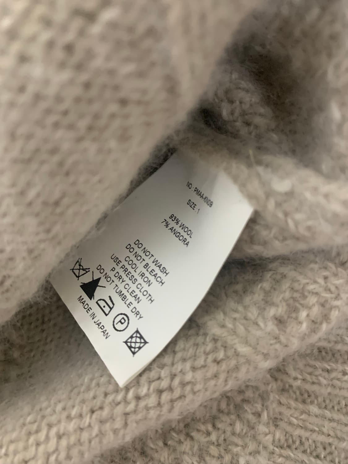 피그벨 메이커스 울 앙고라 니트 상품이미지3