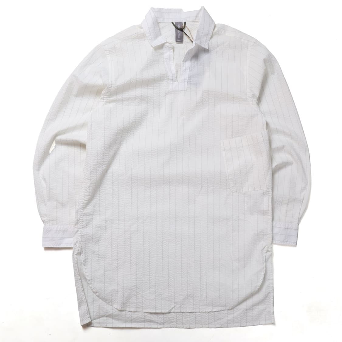 언이펙티드 Unaffected Stripe Poly Shirt 

 상품이미지1