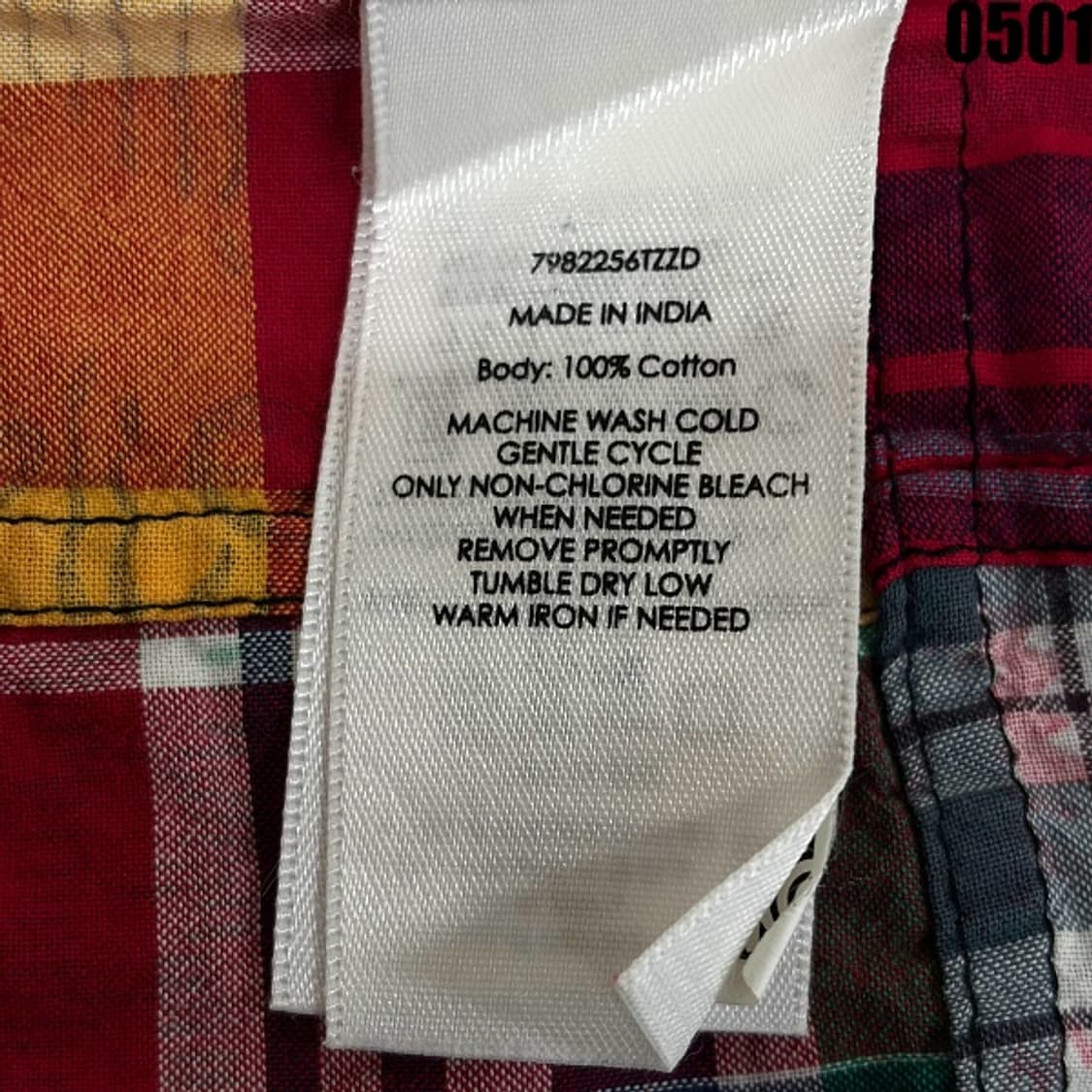 폴로 랄프로렌 패치워크 체크 셔츠 멀티컬러 L 0501 상품이미지6