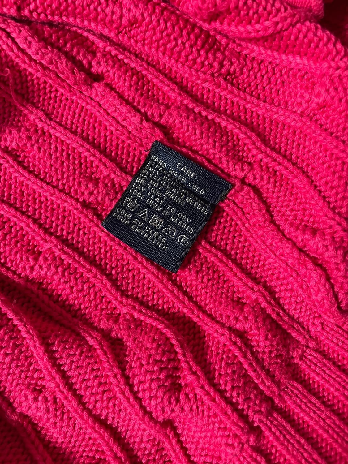 [L] 폴로 랄프로렌 케이블 꽈배기 니트 후드 집업 상품이미지8