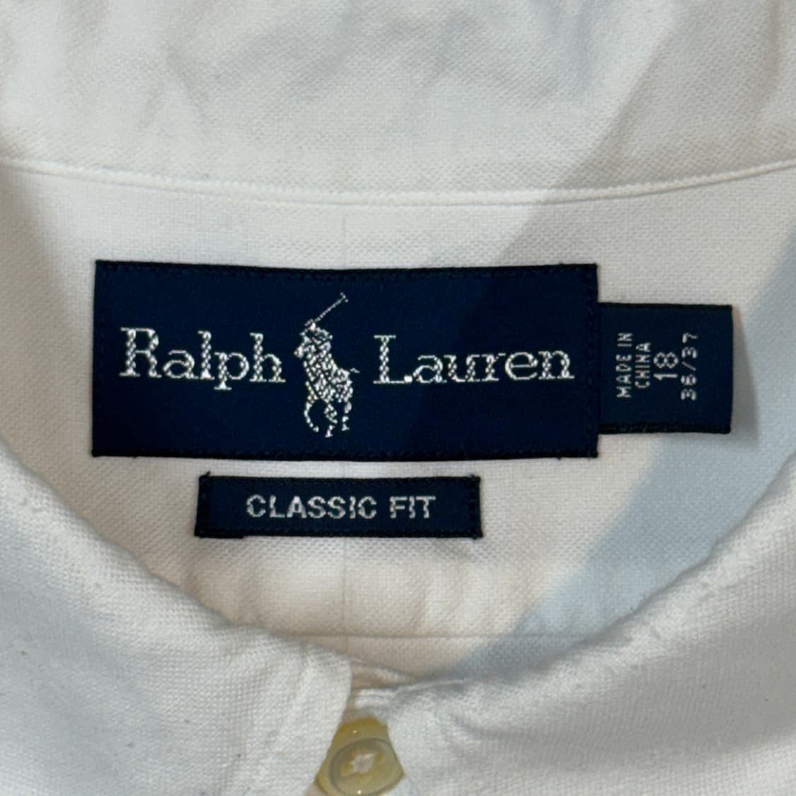 3XL) 폴로 랄프로렌 클래식핏 화이트 옥스포드 셔츠 상품이미지6