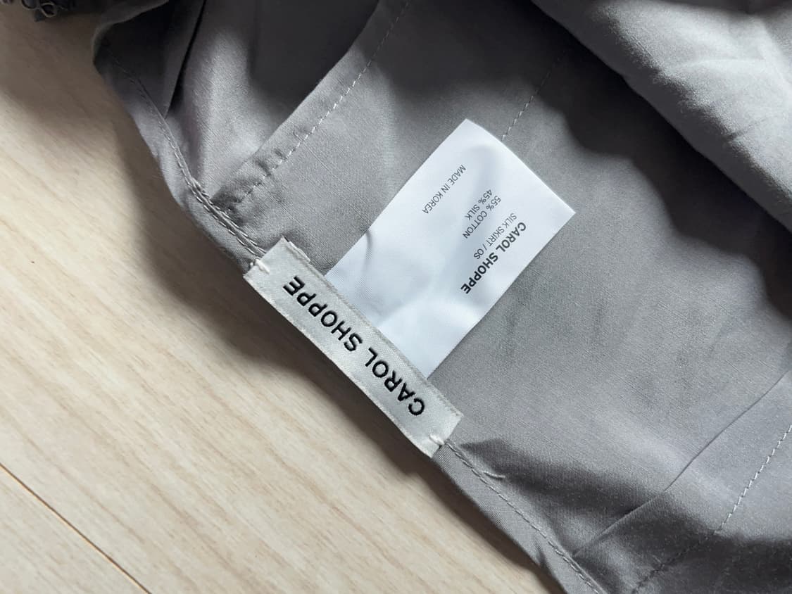 캐롤쇼페 슬릿 스커트 그레이 상품이미지5