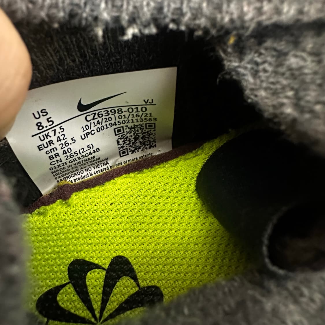 NIKE 나이키 스페이스 히피 04 운동화 265 상품이미지7