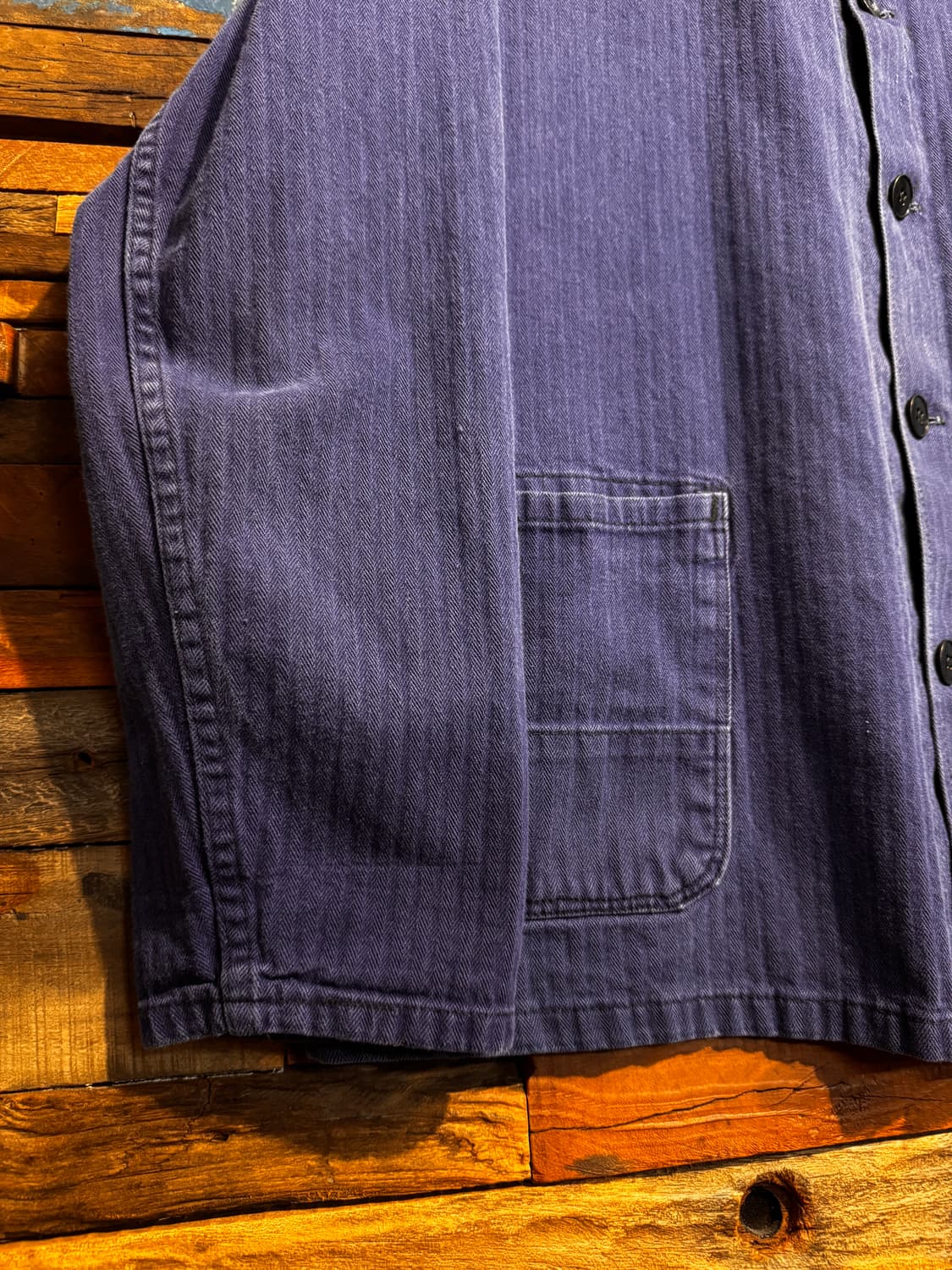 40-60s Vintage Frenchwork Jacket HBT 상품이미지7