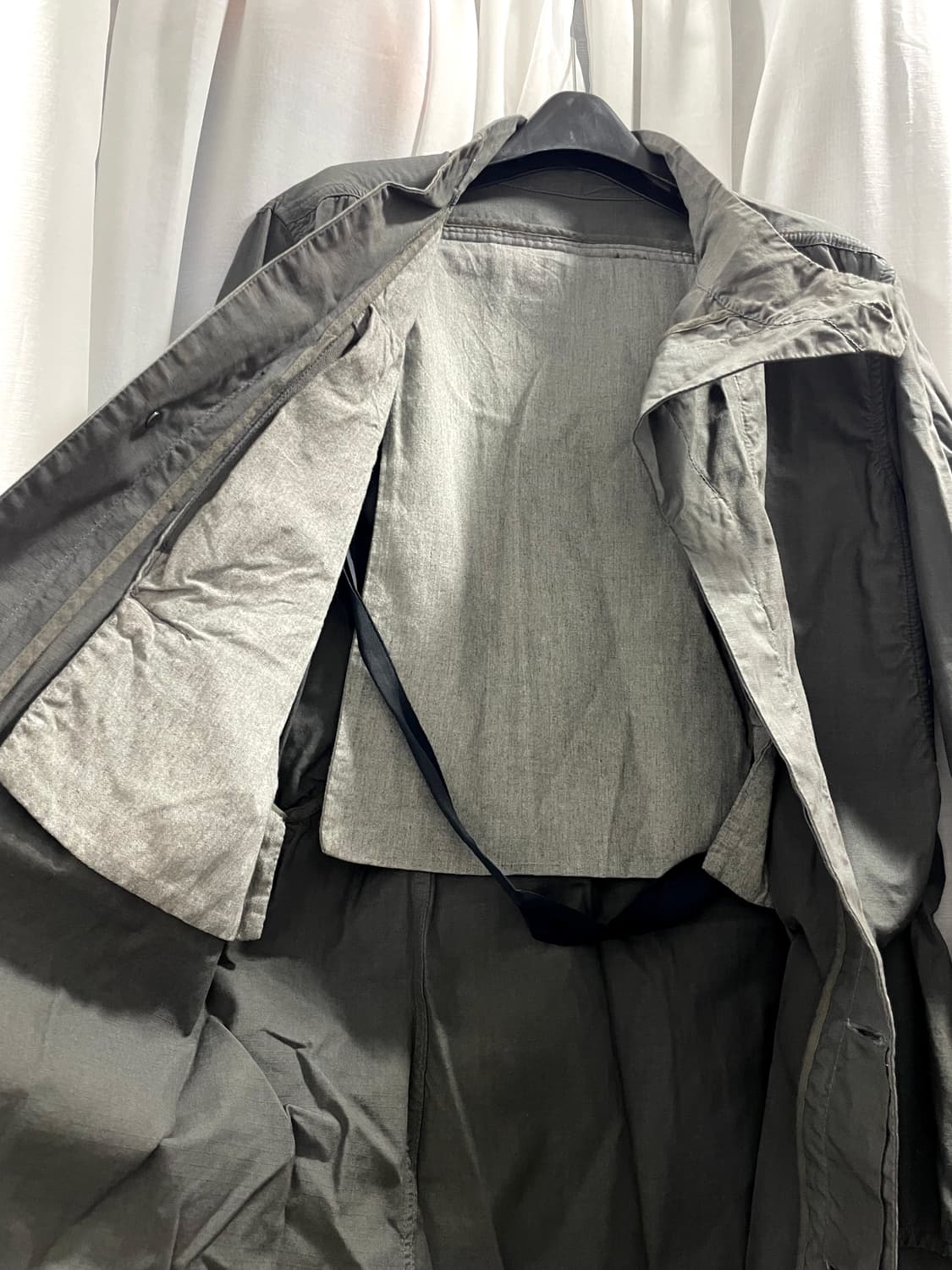 릭오웬스/ 슬레이브 셔츠 자켓/ M 상품이미지8
