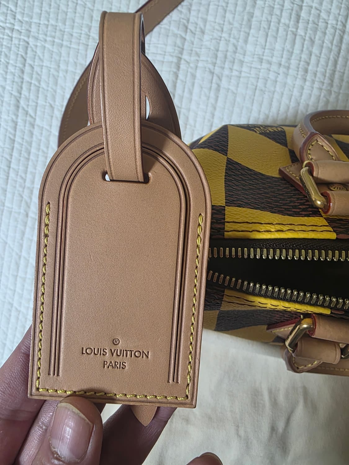 루이비통 스피디25 반둘리에 다미에 팝 상품이미지8