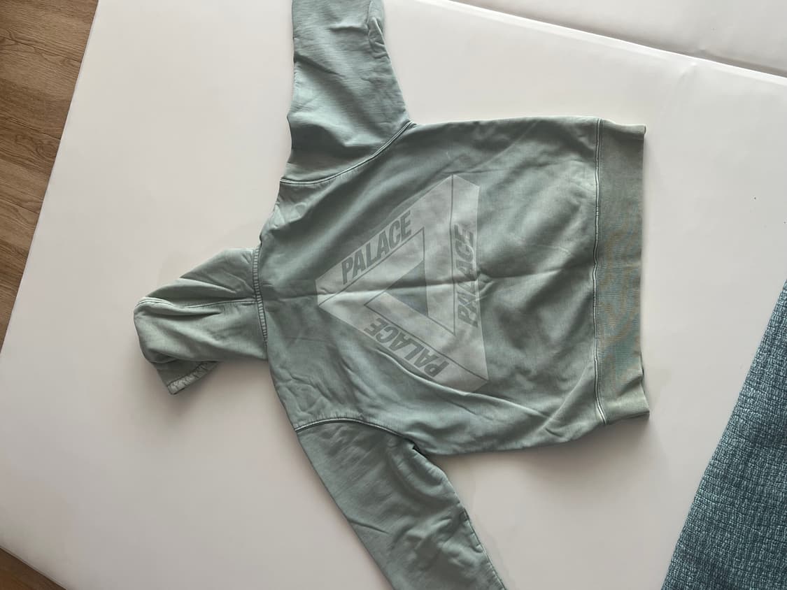 [L] 팔라스 워시드 아웃 트라이퍼 후드 그린 상품이미지4