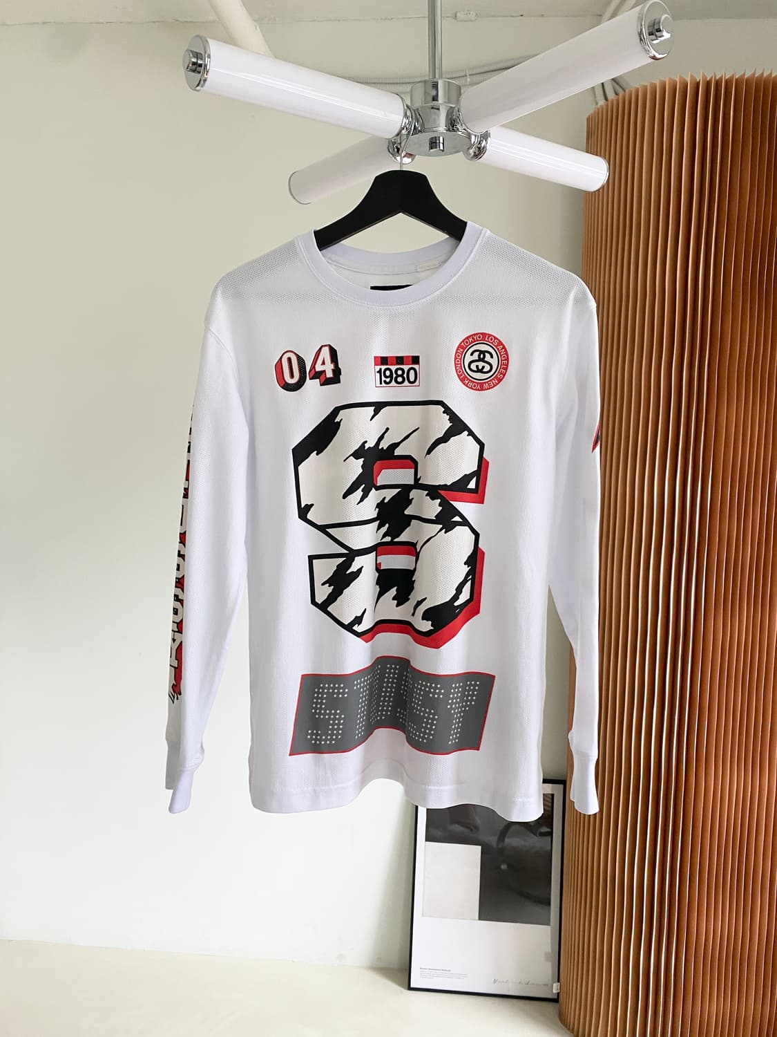 스투시 멀티 그래픽 8볼 매쉬 롱슬리브 상품이미지1