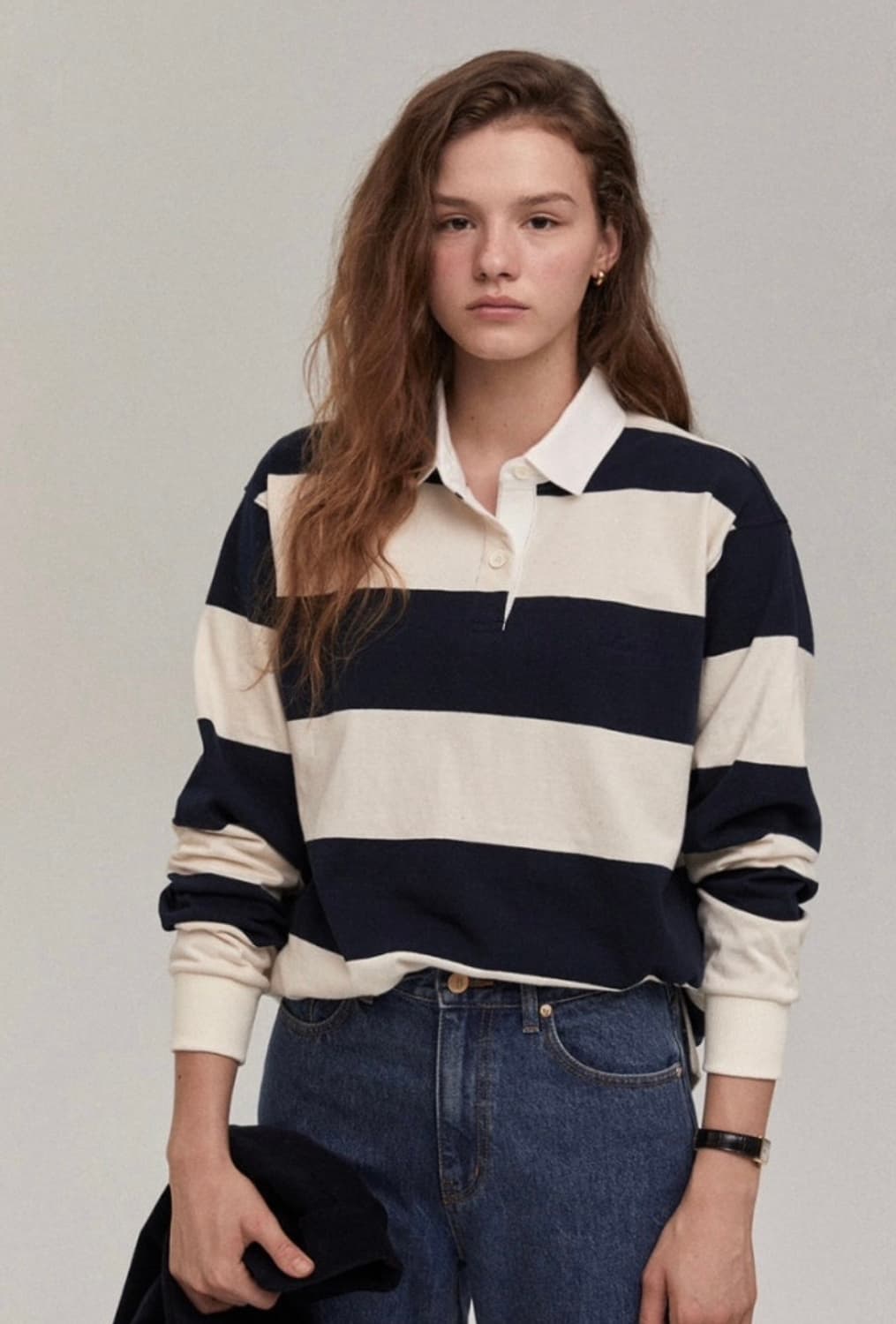 구해요) 더바넷 스트라이프 럭비 셔츠 상품이미지1