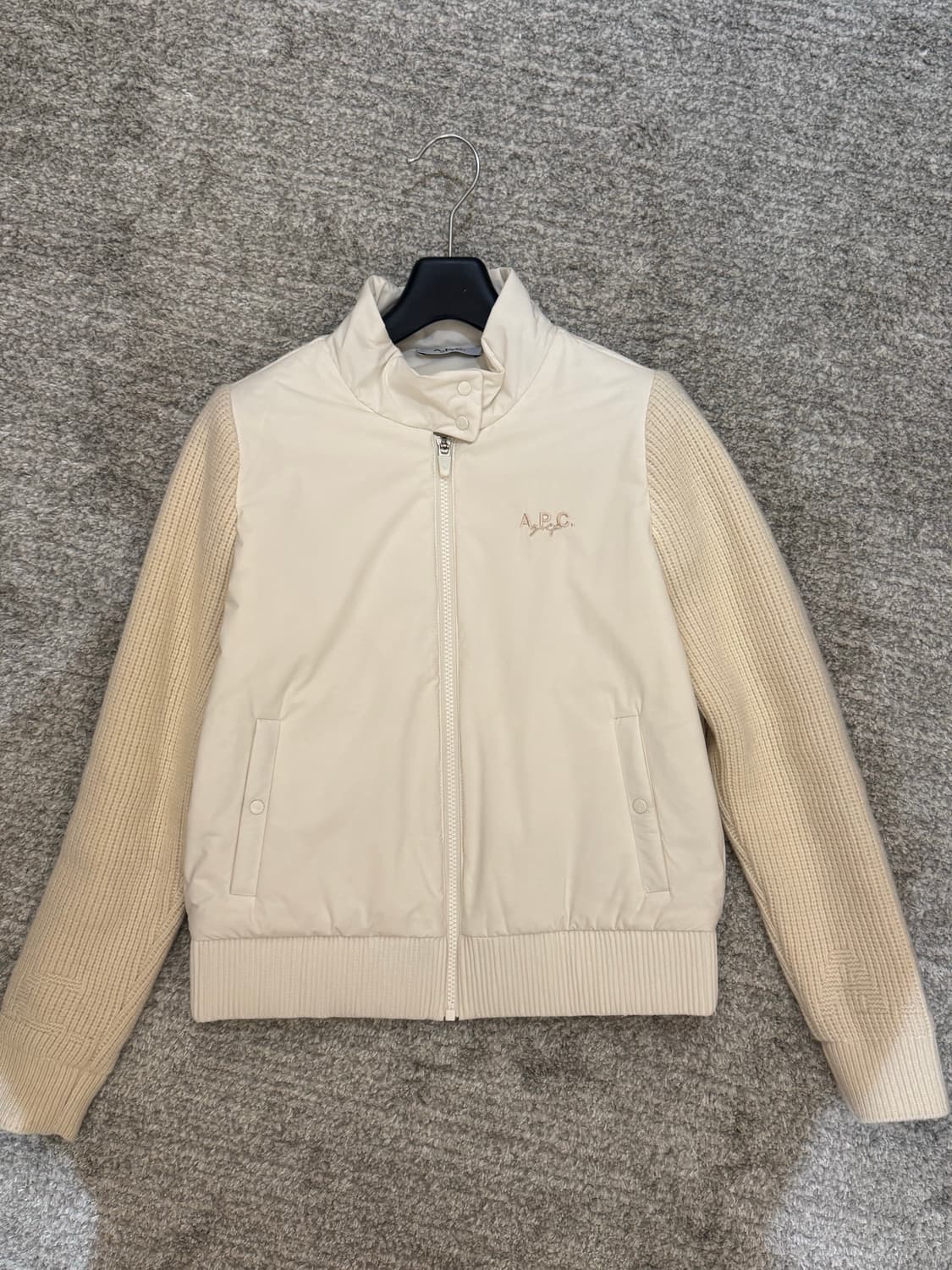 아페쎄 골프 A.P.C 니트 패딩 자켓 s (90) 상품이미지1