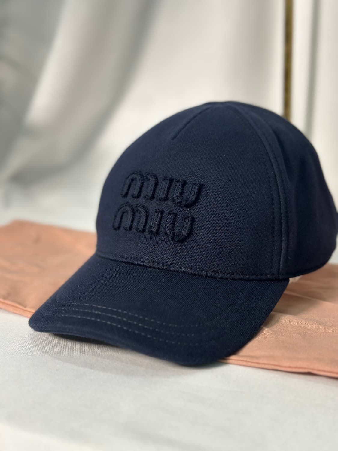 미우미우 데님 베이스볼캡 새상품 상품이미지2