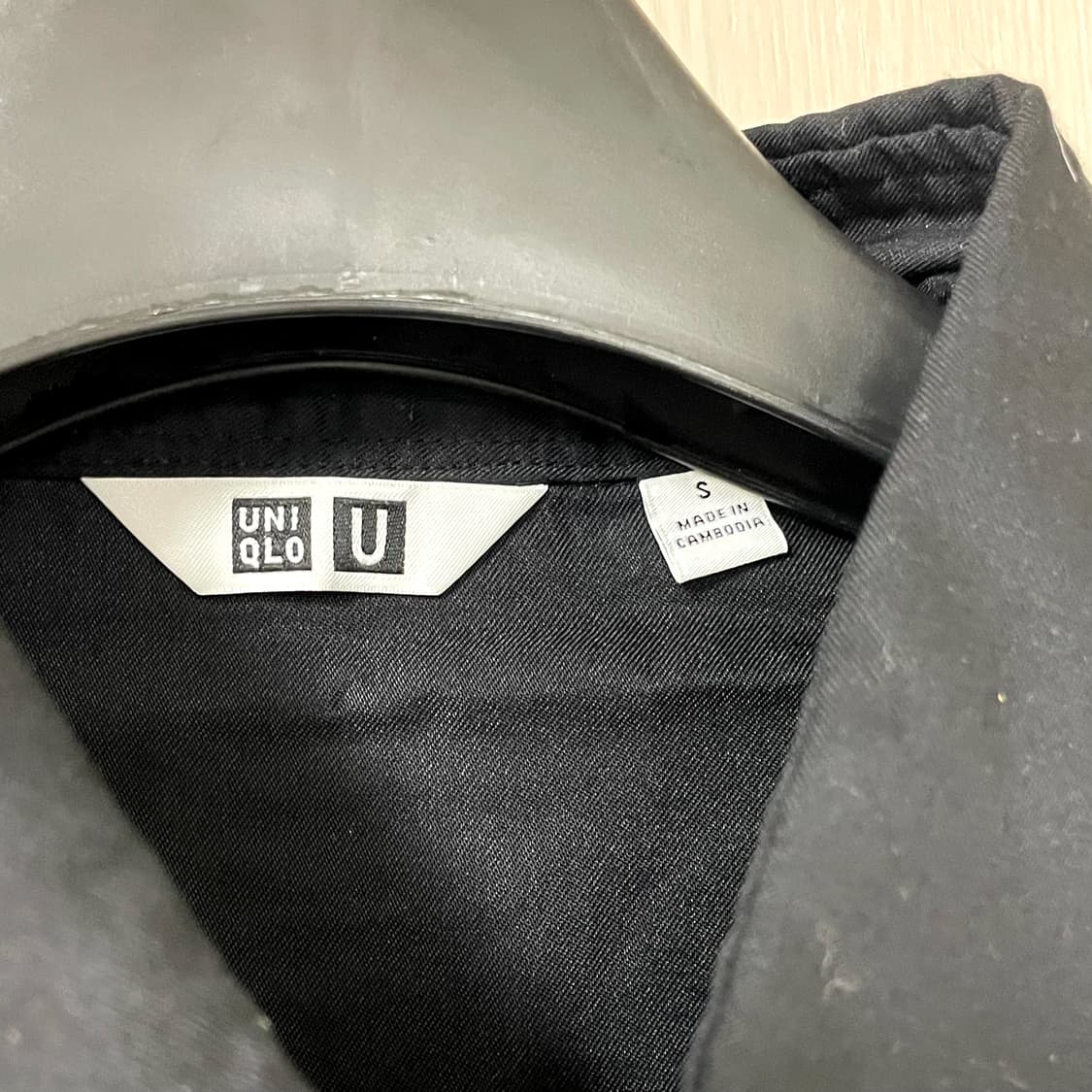 유니클로U/ 유틸리티 셔츠 블랙/ S 상품이미지6