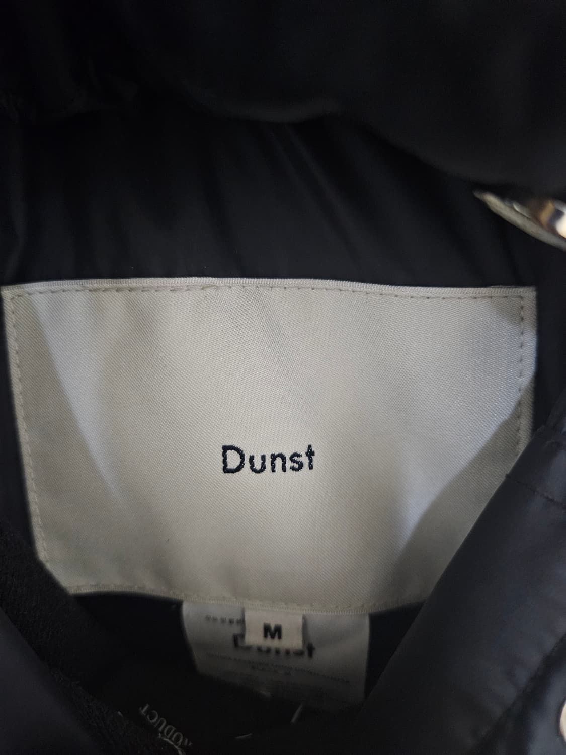 던스트 UNISEX REVERSIBLE DOWN JUMPER 블랙 M 상품이미지5