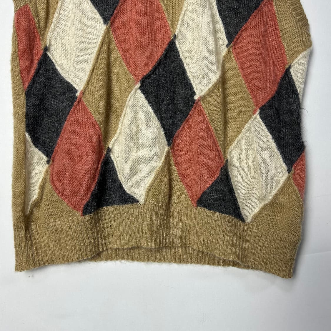 [BURBERRY] 버버리 런던 아가일 브이넥 니트 베스트 상품이미지4