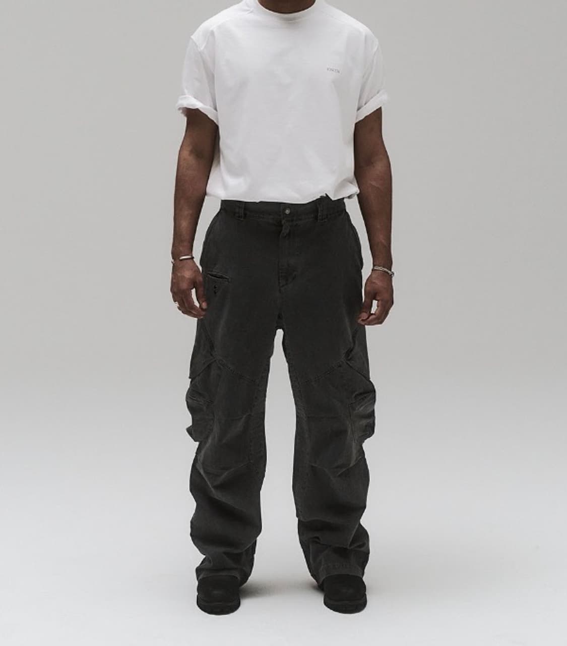 이그노타 5 워시드 카고팬츠 바지 차콜 M 상품이미지6