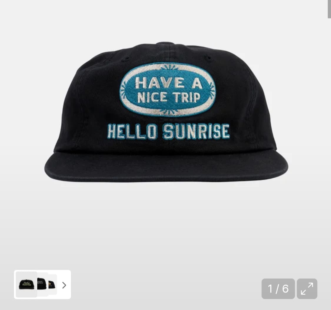 헬로선라이즈 볼캡 상품이미지2