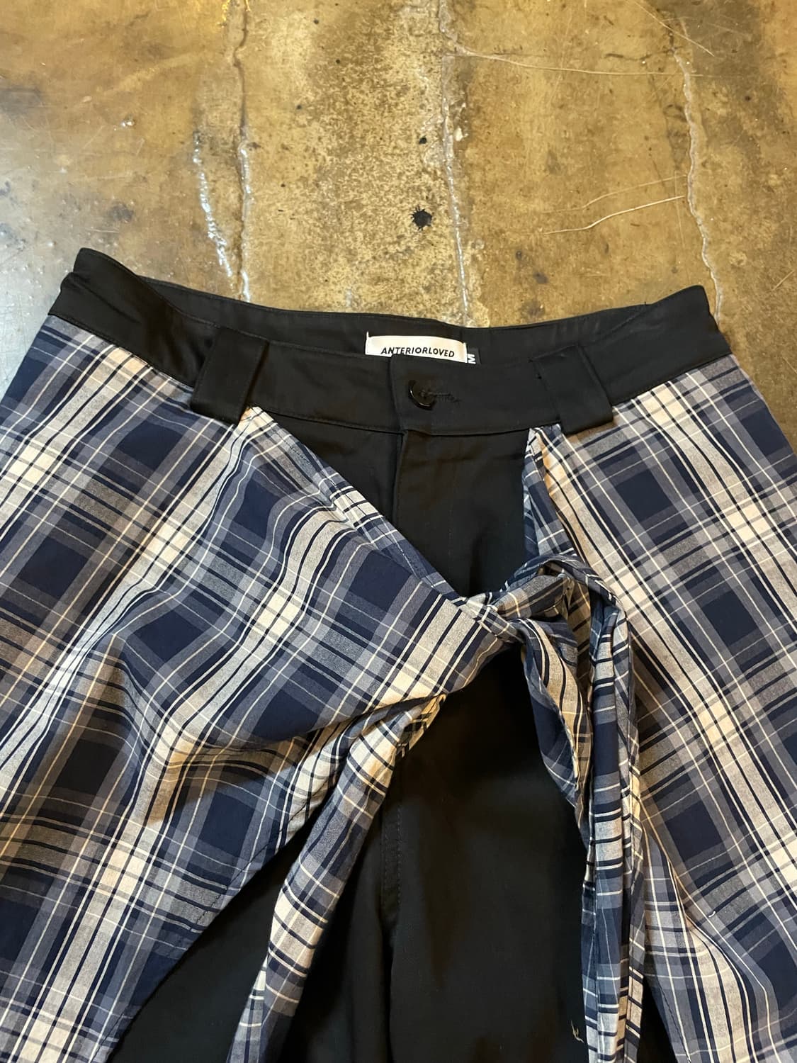 ANTERIORLOVED 레이어드 코튼 팬츠  상품이미지2