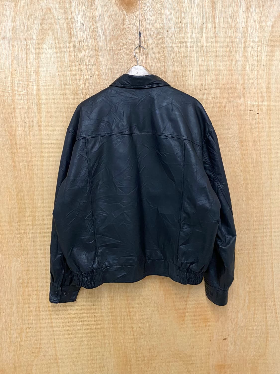 빈티지 레더 핀터레스트 봄버 자켓 상품이미지3