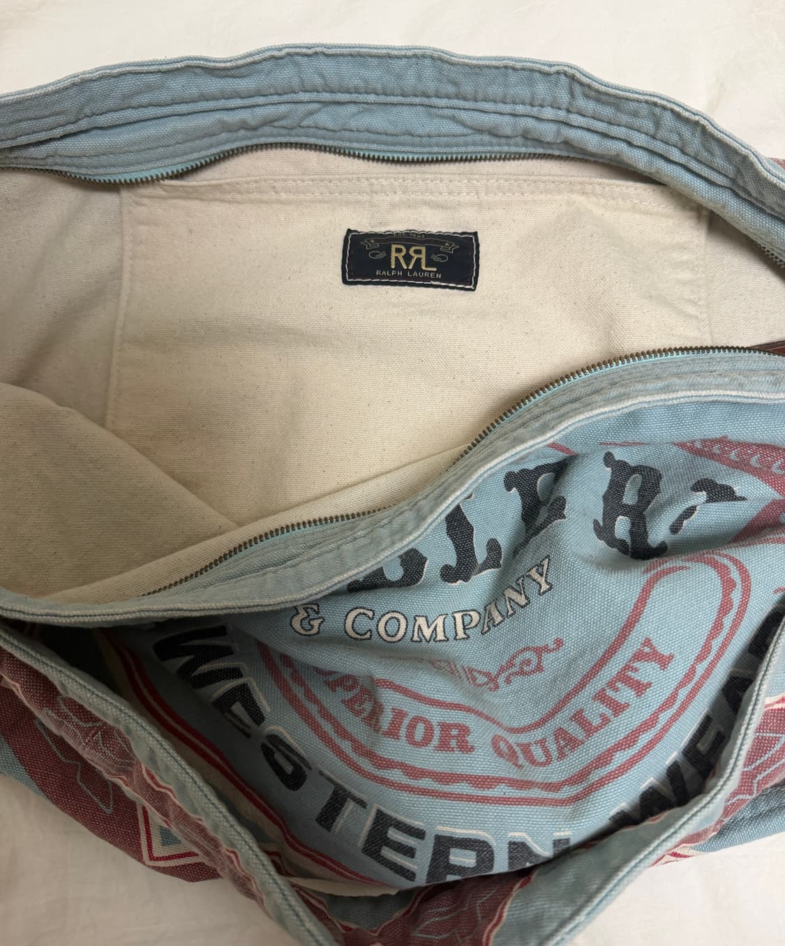 RRL 더블알엘 캔버스 백 가방 상품이미지2