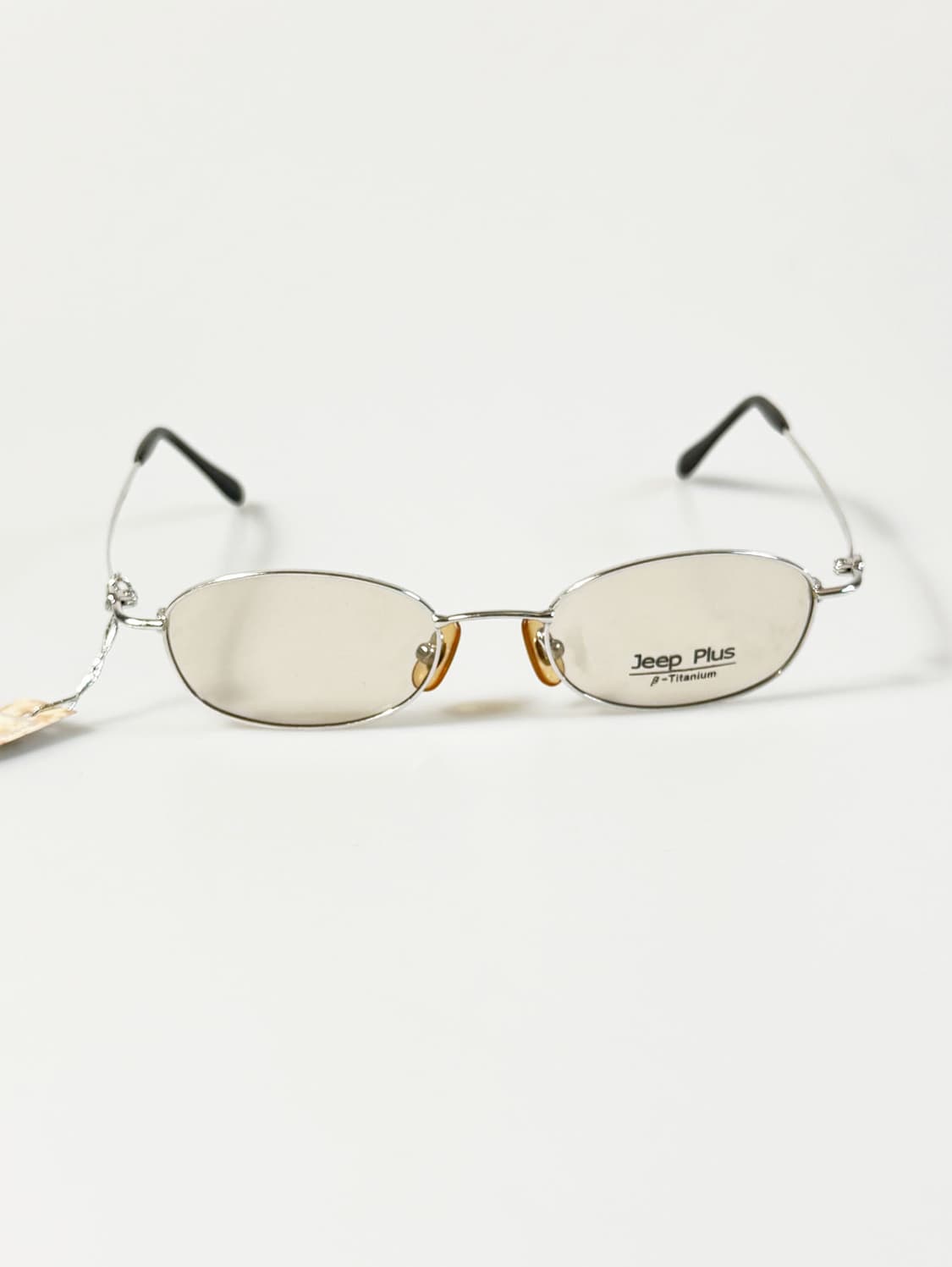 Jeep Plus 실버 티타늄 슬림 오벌 프레임 빈티지 틴트 안경 상품이미지2