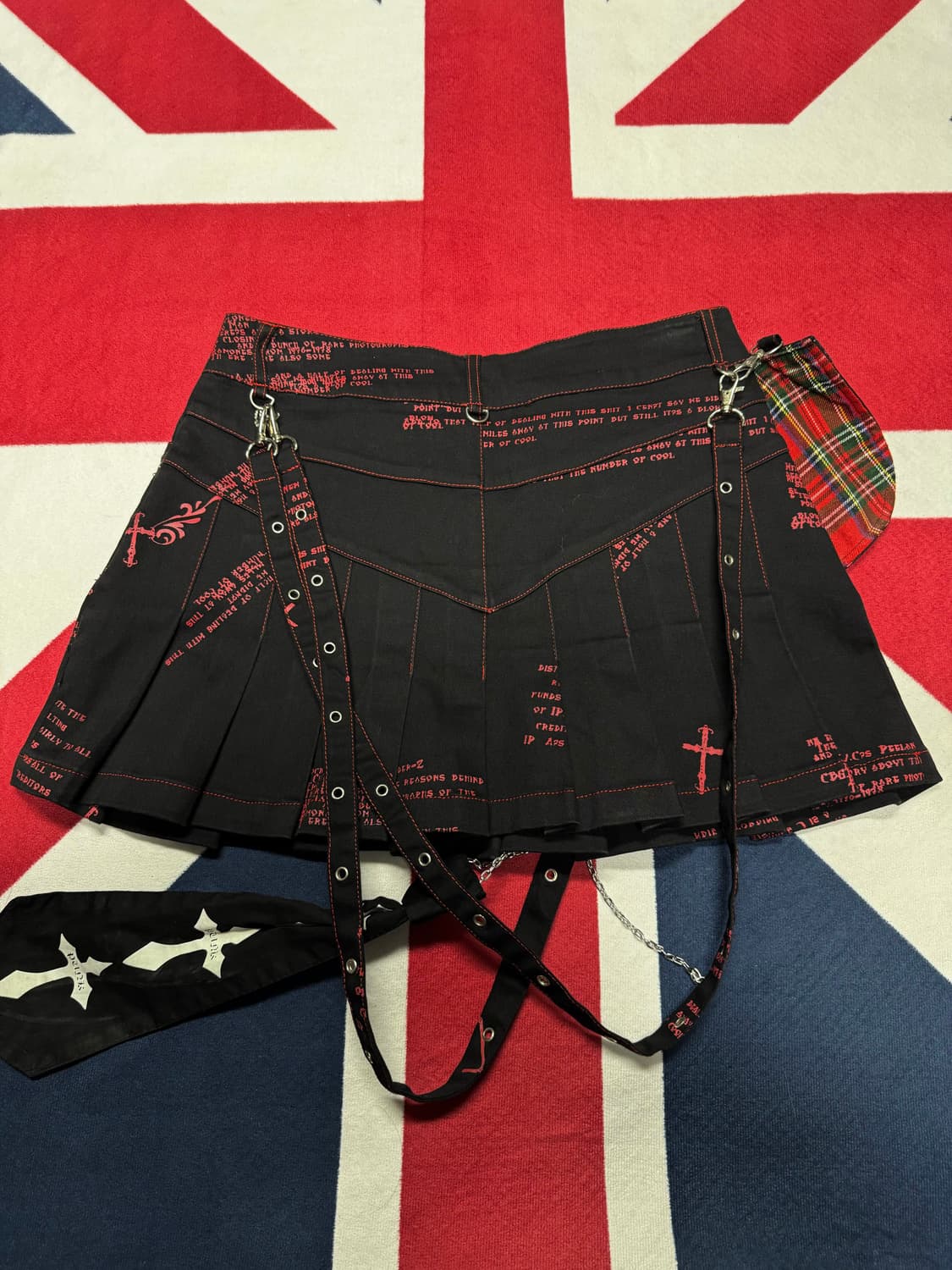 나나 펑크 타이 스커트 상품이미지3