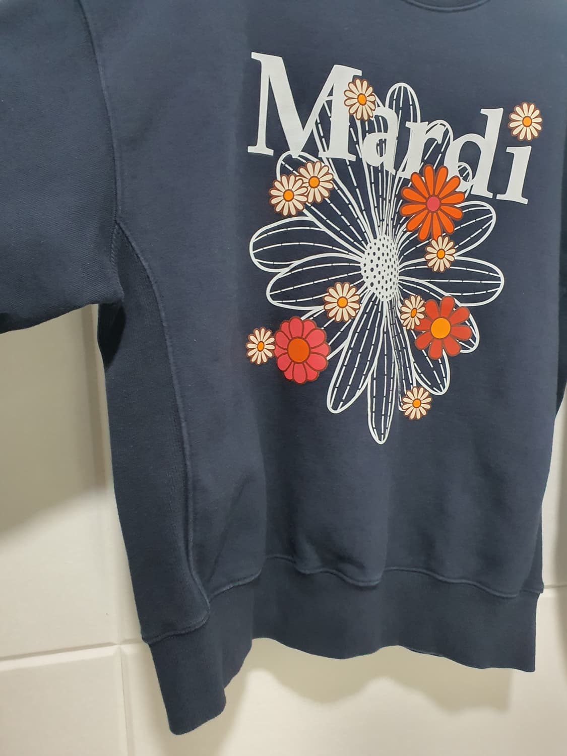 메르디마크르디 플라워 스웻 셔츠 사이즈 F 상품이미지6