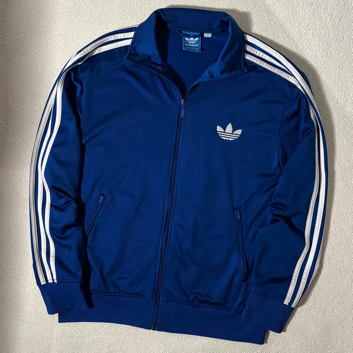 아디다스 구파이어버드 해외판 블루 파흰 져지 상품이미지1