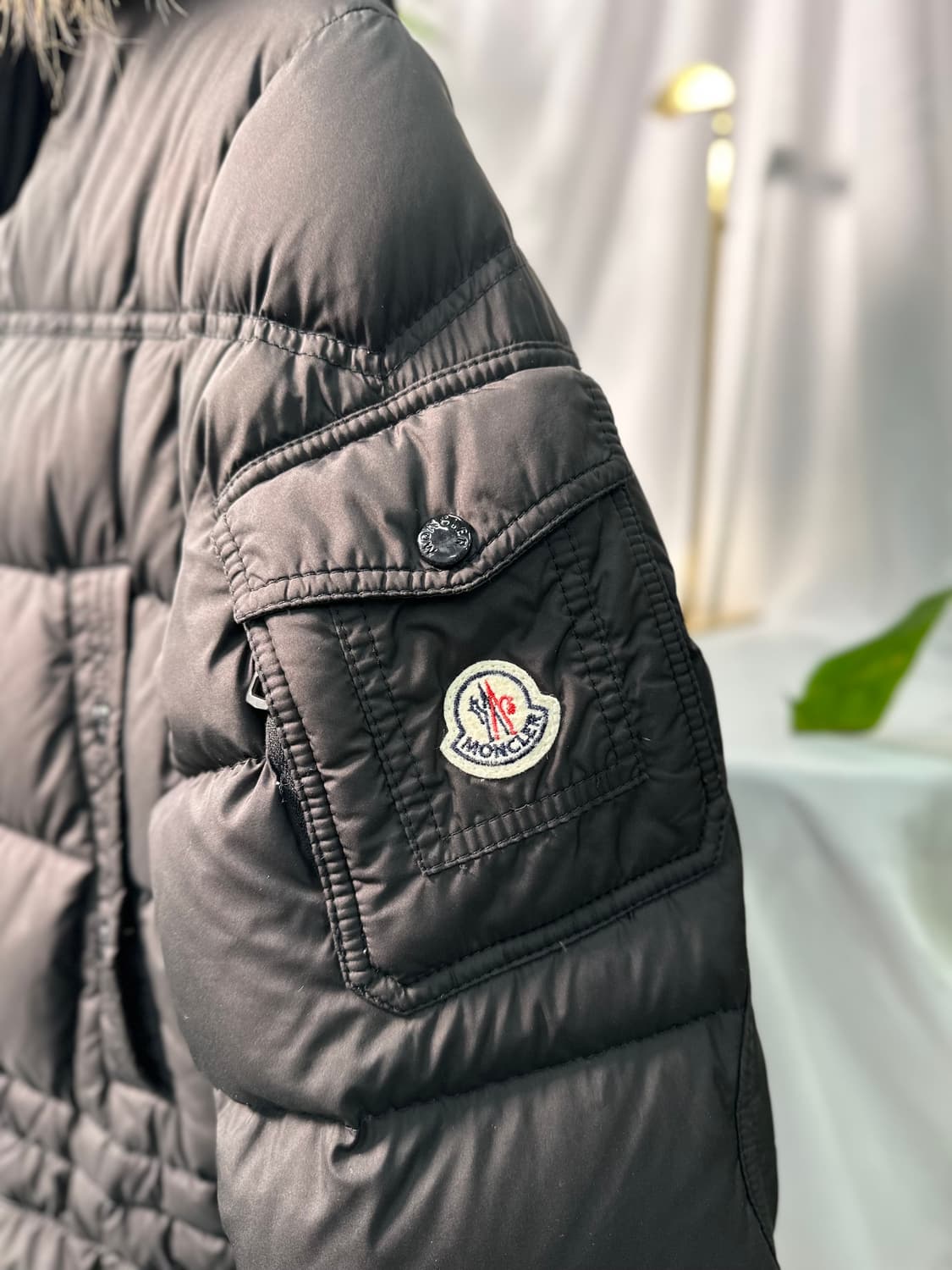 몽클레어 가브리엘 패딩 블랙 L 상품이미지3