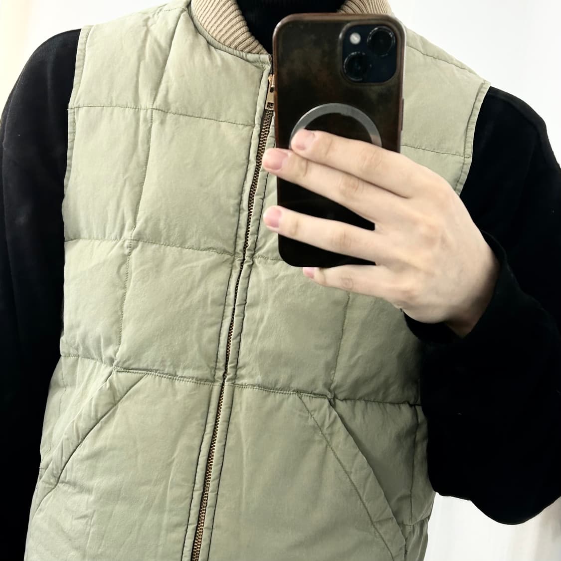 네이버후드 US 퀼팅 패딩 베스트 상품이미지4