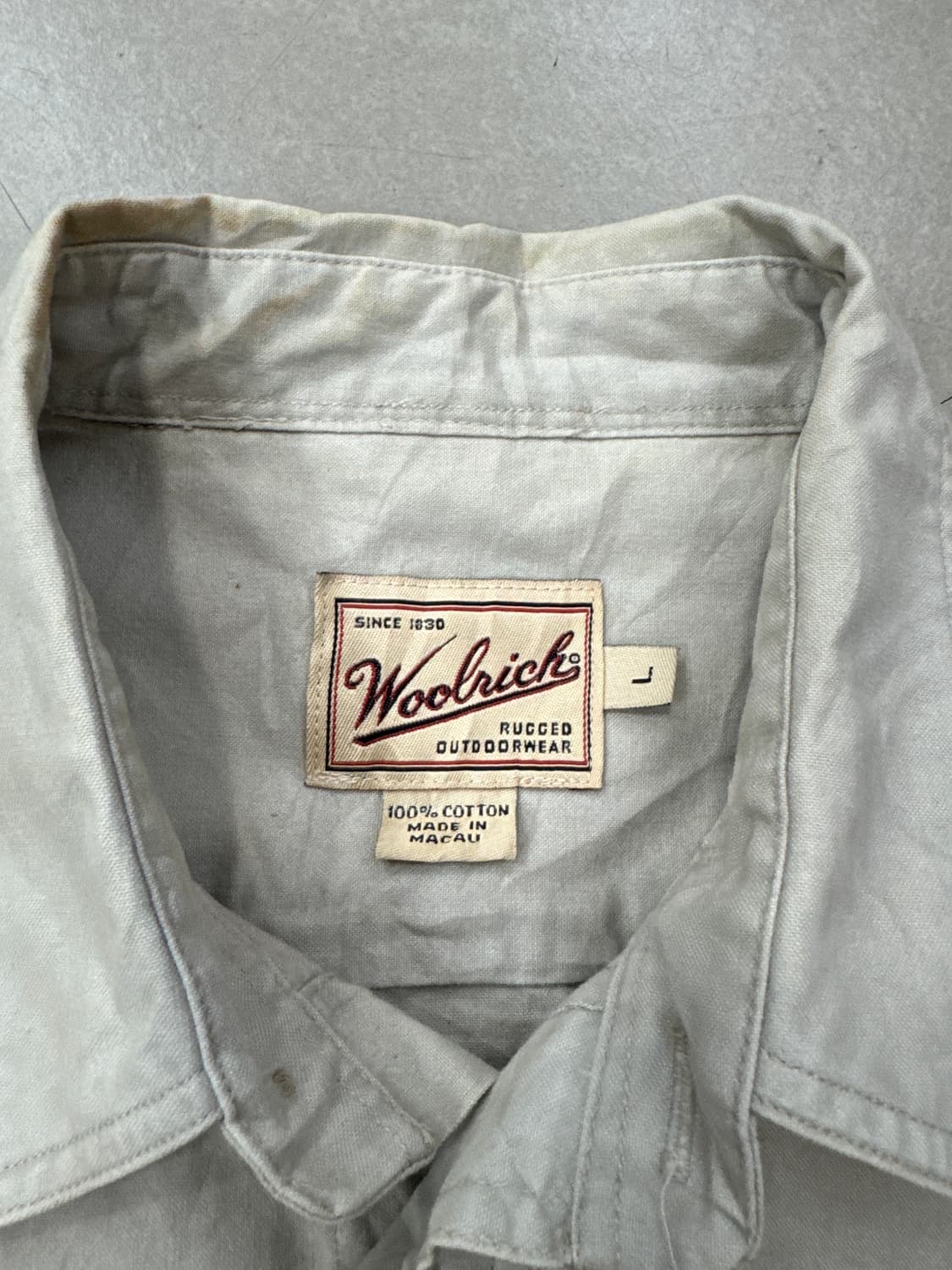 울리치 유틸리티 포켓 셔츠 L 상품이미지8