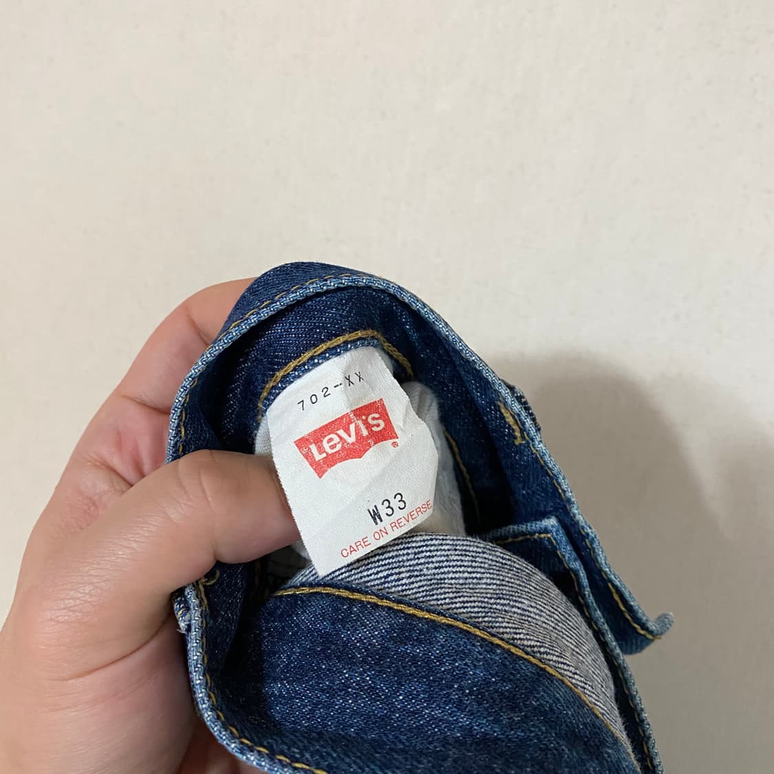 (33)Levis 리바이스702xx 빅e 신치백청바지 상품이미지10