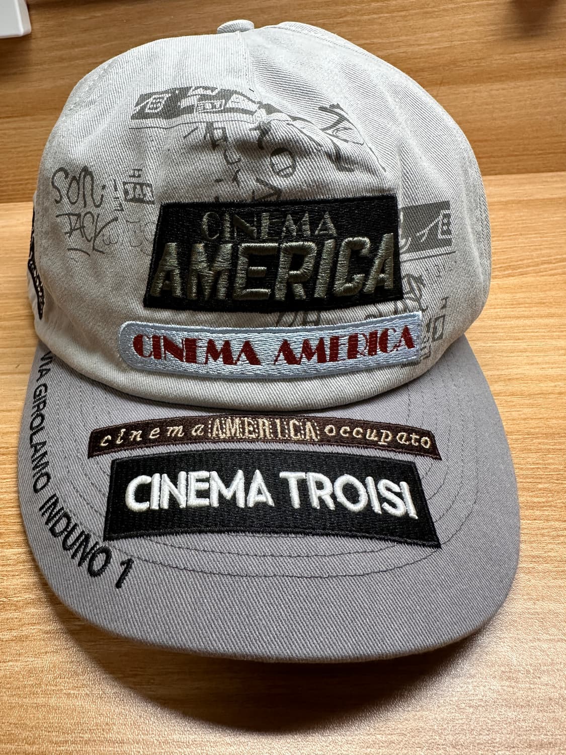 25FW 팔리할리우드 시네마 트로이시 5패널 캡 상품이미지1