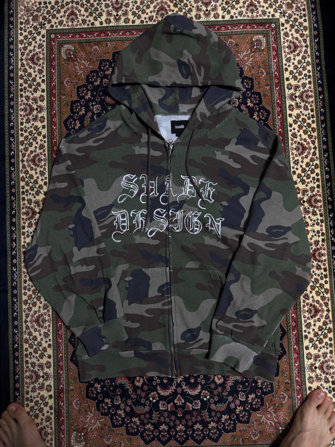 스웨이드 후드집업 상품이미지1