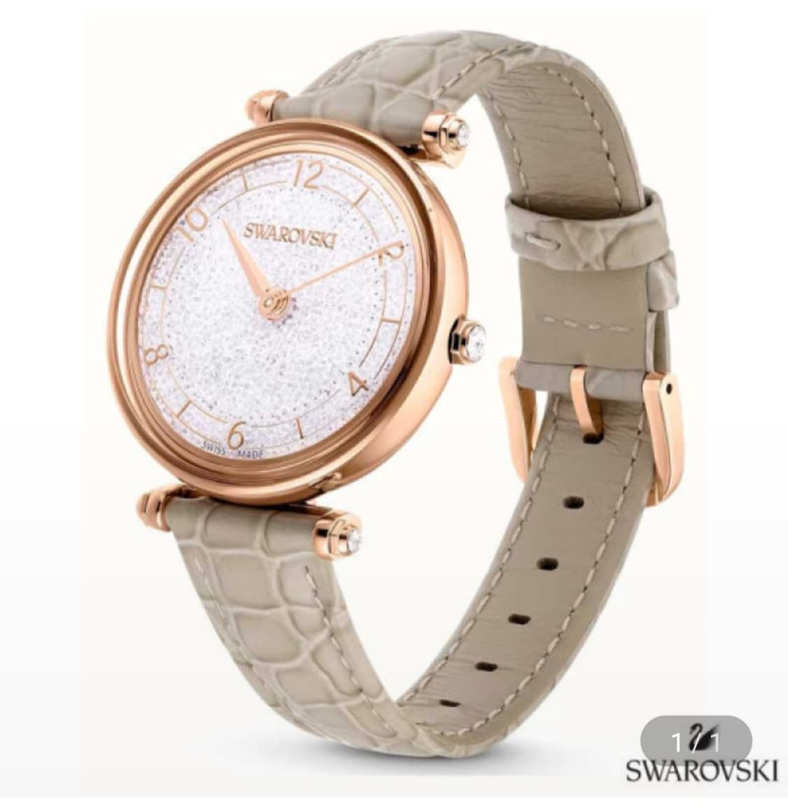 정가60만~새제품)스와로브스키 크리스탈린 시계 정품 상품이미지1